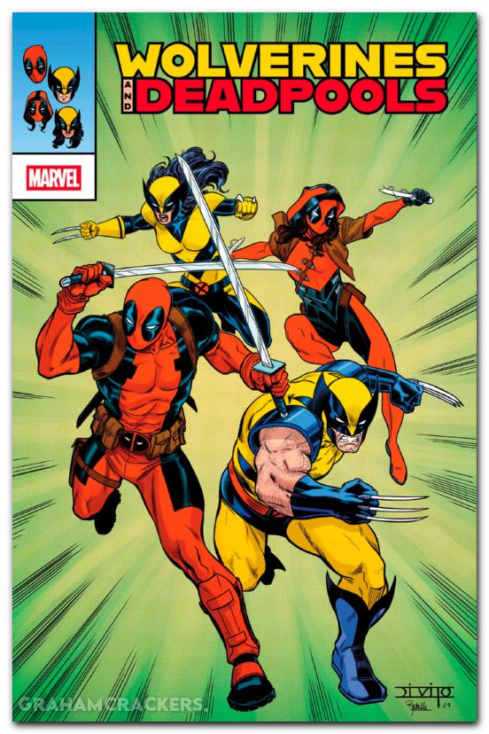 Wolverines And Deadpools #1 (2025) di vito retrovision variant