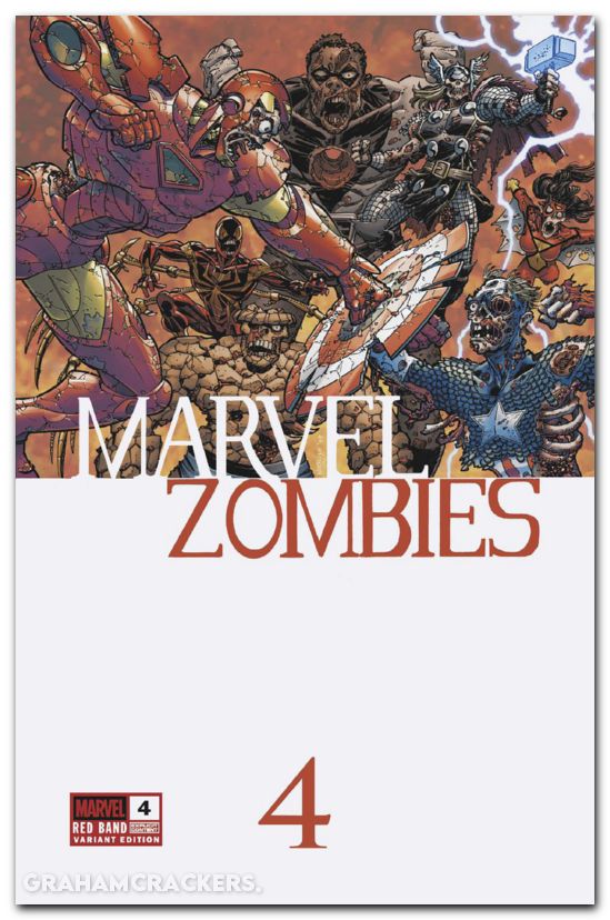 Marvel Zombies Red Band #4 (2025) koblish retro zombie variant