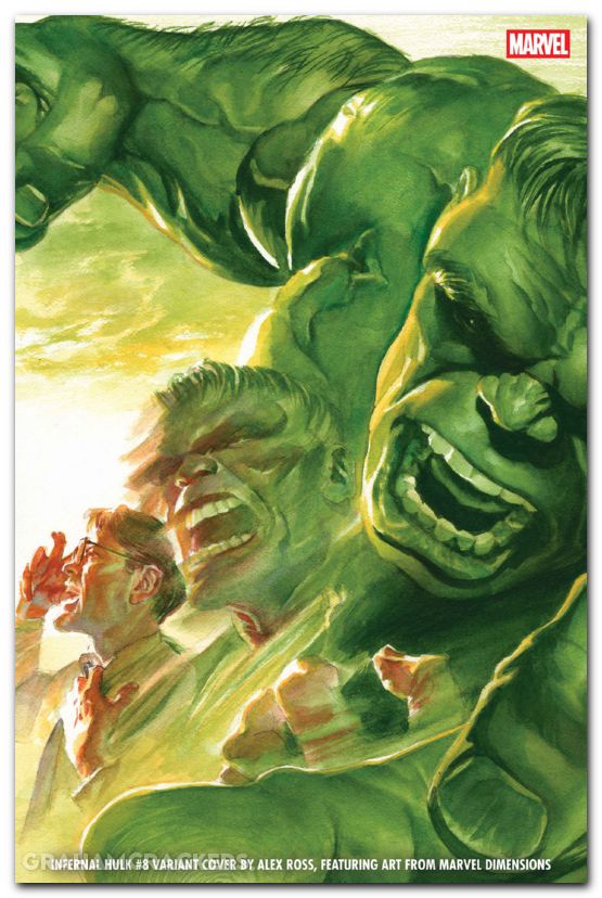Infernal Hulk #8 (2025) ross marvel dimensions variant