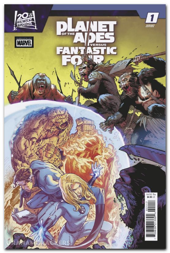 Planet Of The Apes Vs Fantastic Four #1 (2026) diaz variant