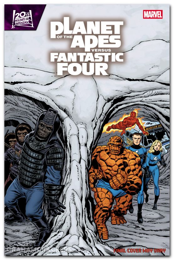 Planet Of The Apes Vs Fantastic Four #2 (2026) frenz homage variant
