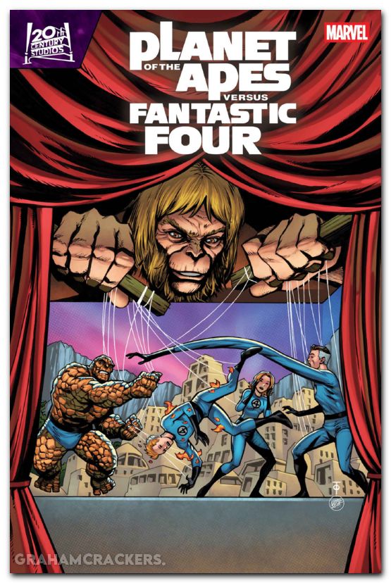 Planet Of The Apes Vs Fantastic Four #3 (2026) to homage variant