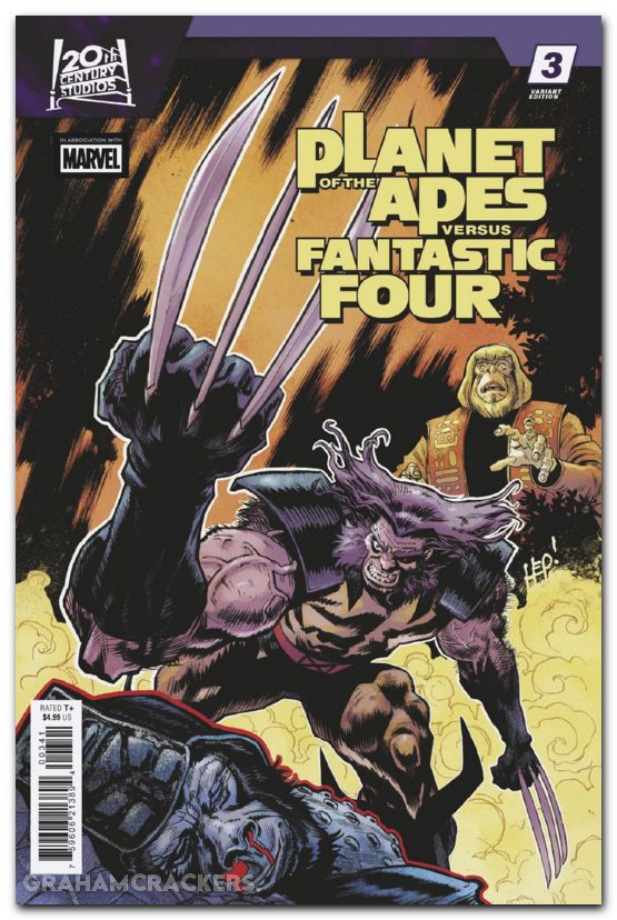 Planet Of The Apes Vs Fantastic Four #3 (2026) hepburn versus variant