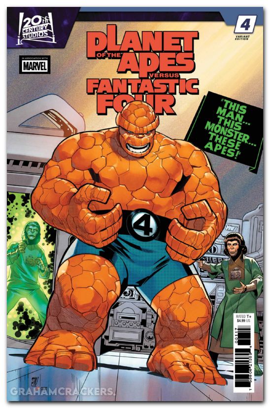 Planet Of The Apes Vs Fantastic Four #4 (2026) medina homage variant