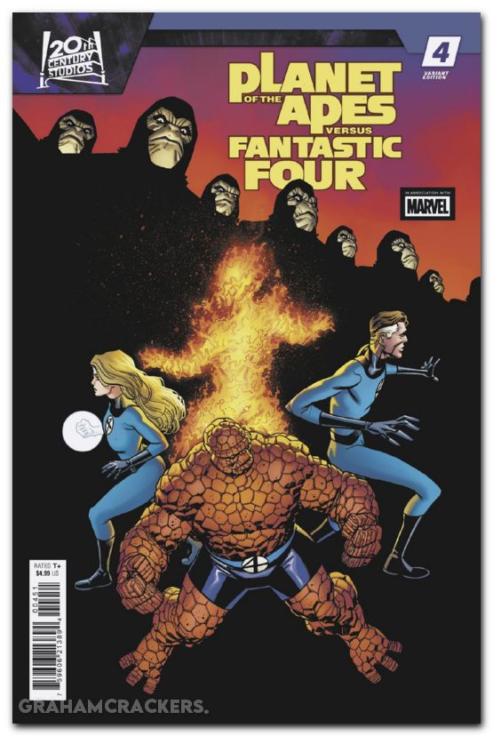 Planet Of The Apes Vs Fantastic Four #4 (2026) hawthorne variant