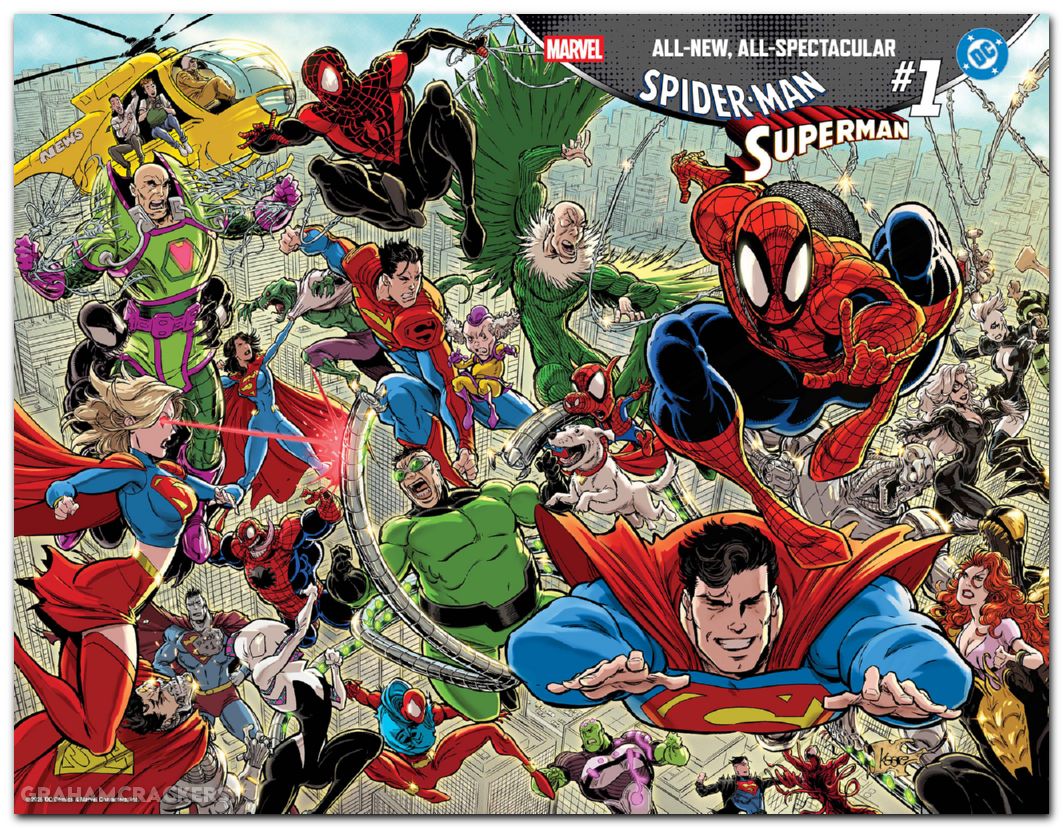 Spider-Man Superman #1 (2026) andrews wraparound variant