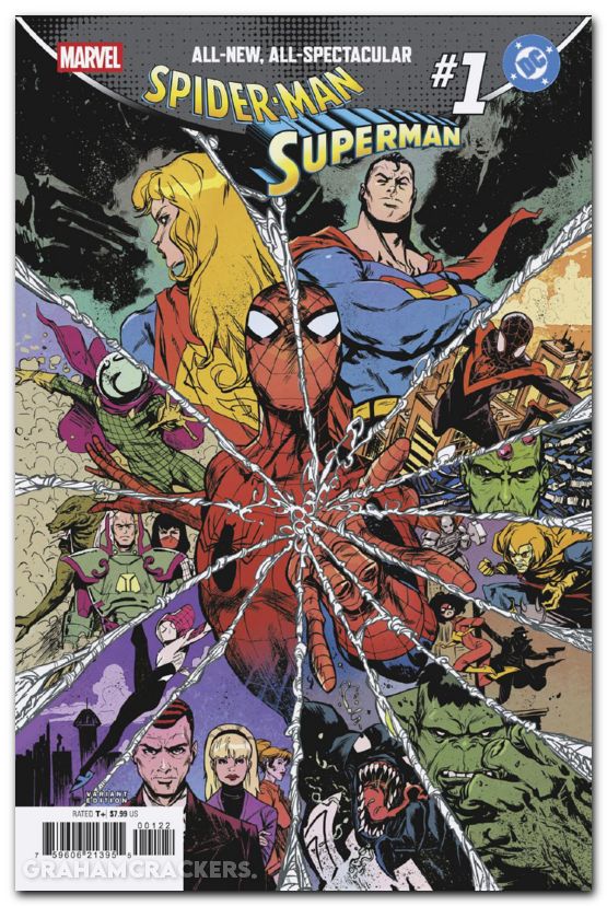 Spider-Man Superman #1 (2026) greene homage variant