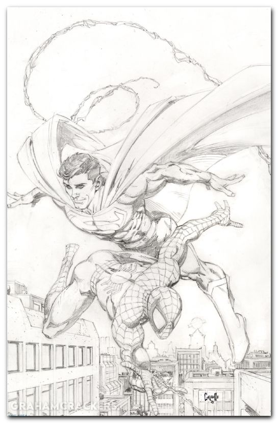 Spider-Man Superman #1 (2026) capullo virgin sketch variant