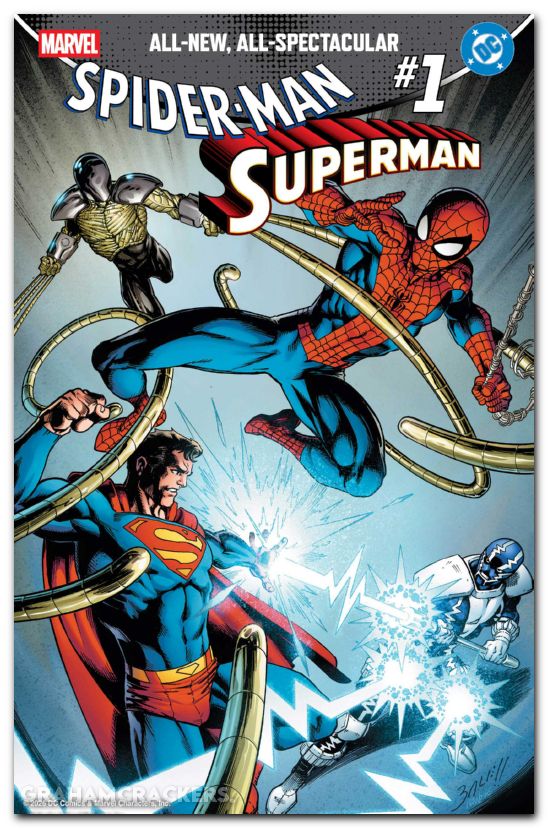 Spider-Man Superman #1 (2026) bagley foil variant