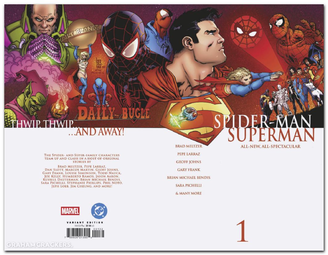 Spider-Man Superman #1 (2026) camuncoli homage variant