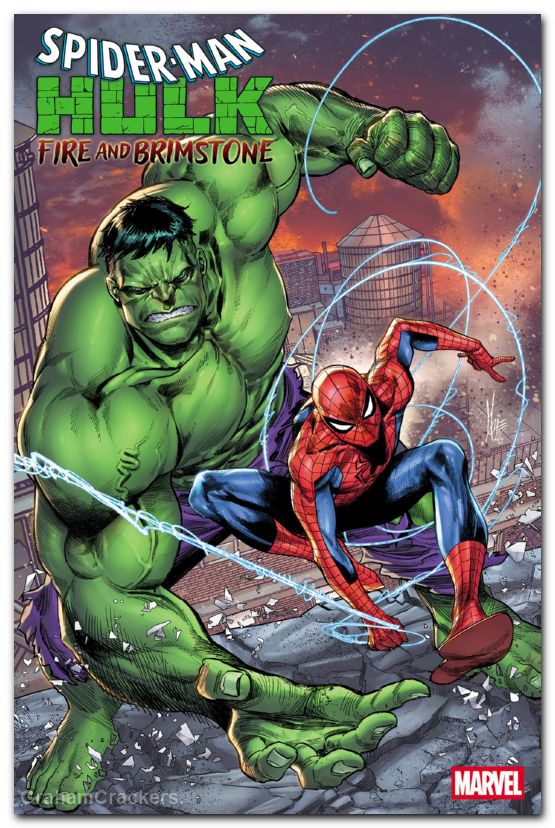 Spider-Man Hulk Fire And Brimstone #1 (2026) checchetto foil variant