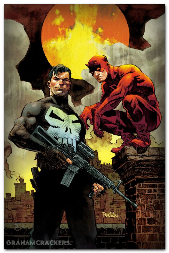 Daredevil Punisher The Devils Trigger #1 (2025) second print panosian virgin variant