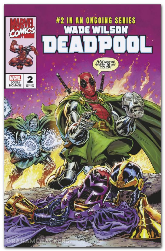 Wade Wilson Deadpool #2 (2026) churchill doom homage variant
