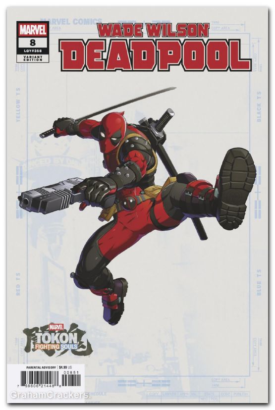 Wade Wilson Deadpool #8 (2026) marvel tokon fighting souls variant