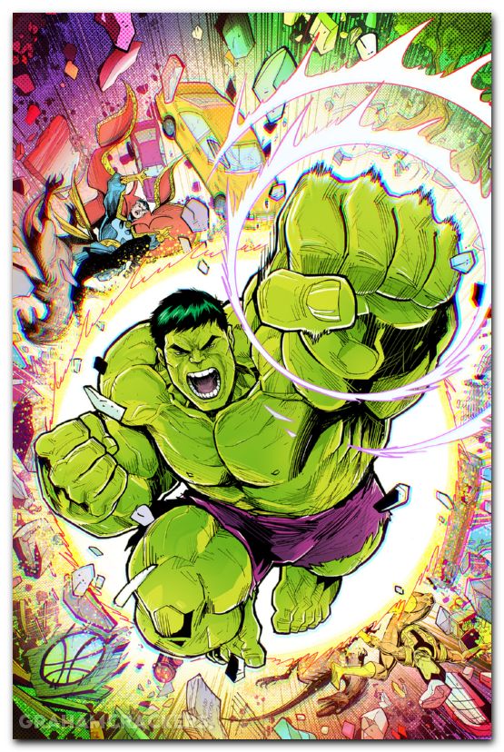 Hulk Smash Everything #1 (2025) second print vecchio virgin variant