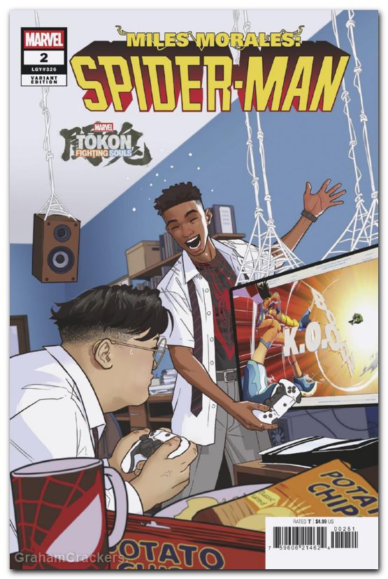 Miles Morales Spider-Man #2 (2026) leon marvel tokon fighting souls battle variant