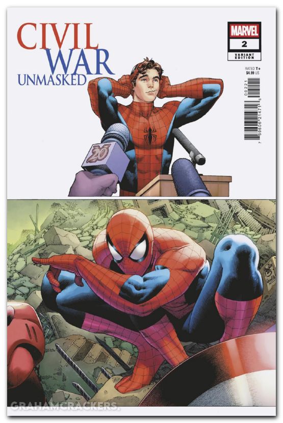Civil War Unmasked #2 (2026) siqueira connecting variant