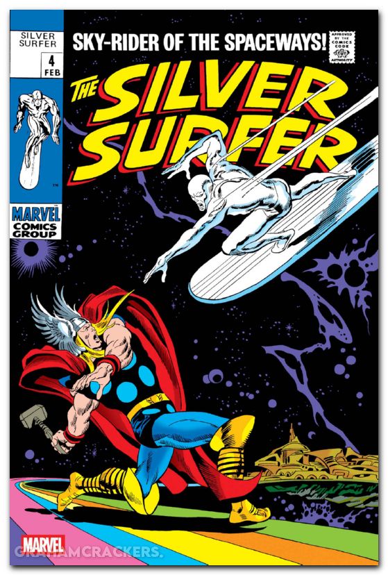Silver Surfer #4 (1968) 2026 facsimile edition foil variant