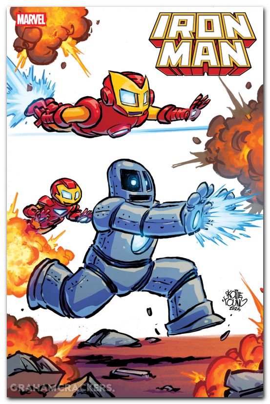 Iron Man #1 (2026) young connecting variant