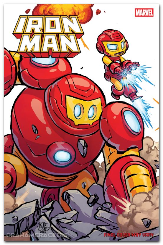 Iron Man #3 (2026) young connecting variant