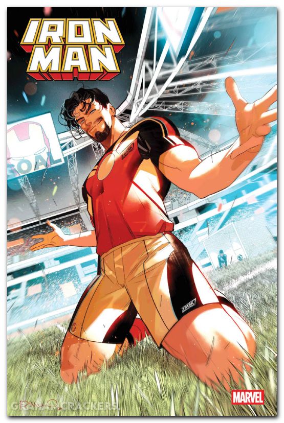 Iron Man #6 (2026) di meo marvel soccer variant