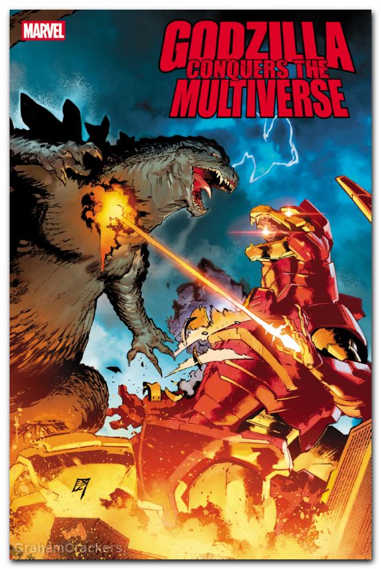Godzilla Conquers The Multiverse #2 (2026) villa heisei vs marvel variant