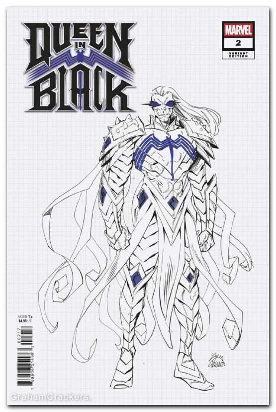 Queen In Black #2 (2026) stegman design variant