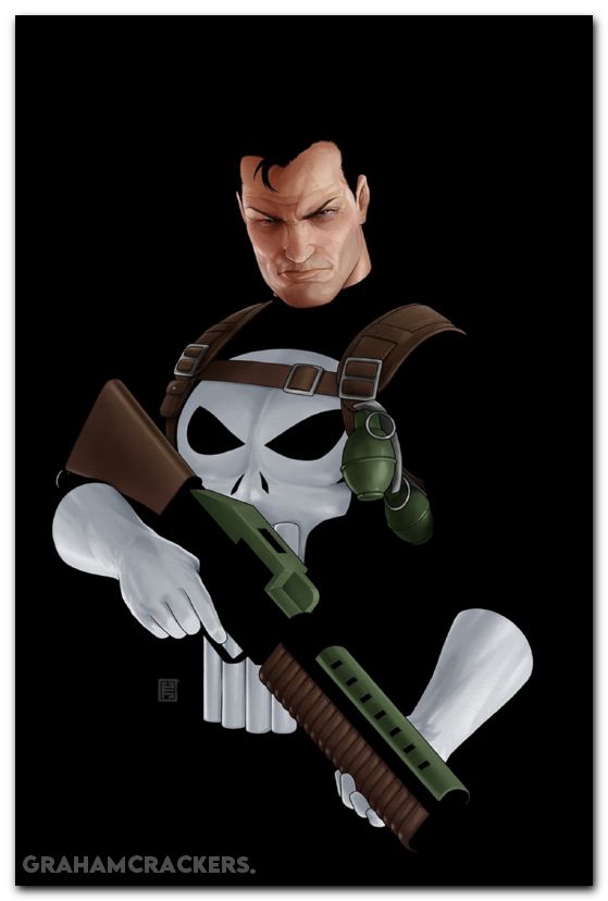 Punisher #1 (2026) christopher negative space virgin variant