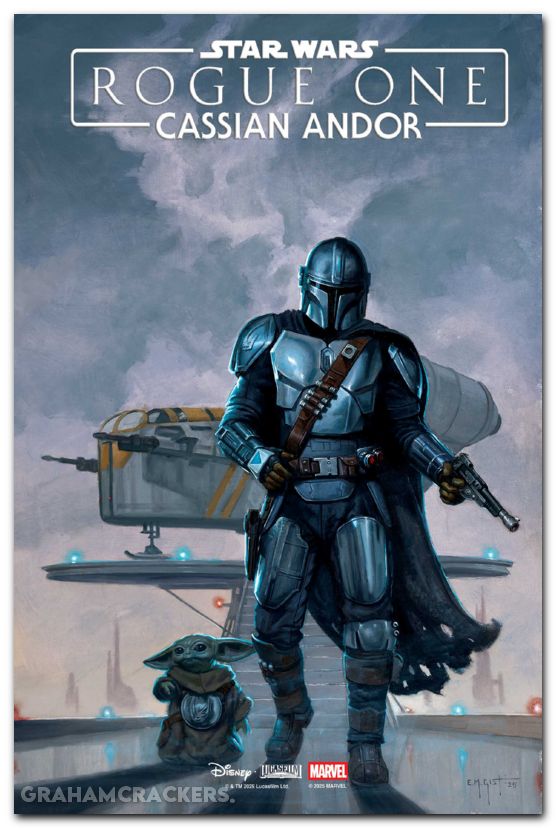 Star Wars Rogue One Cassian Andor #1 (2026) gist mandalorian and grogu variant