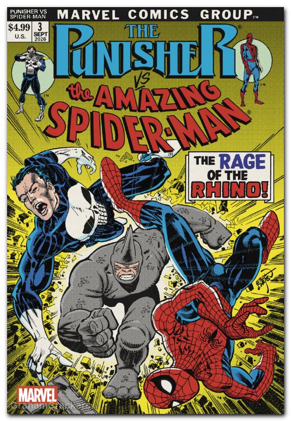 Punisher Vs Spider-Man #3 (2026) larsen variant