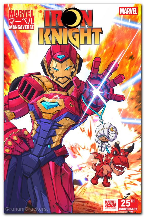 Marvel Mangaverse Iron Knight #1 (2026) caballero variant