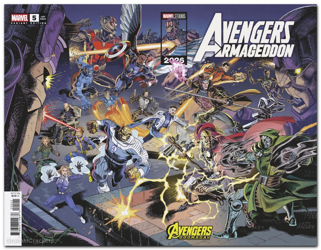 Avengers Armageddon #5 (2026) tbd artist marvel studios avengers doomsday variant