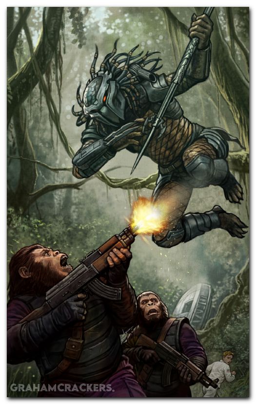Predator Vs The Planet Of The Apes #1 (2026) stonehouse virgin variant
