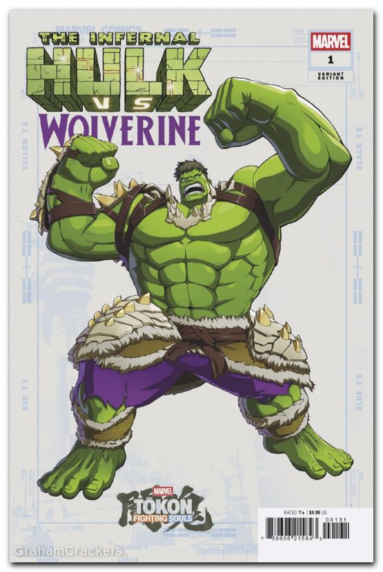 Infernal Hulk Vs Wolverine #1 (2026) marvel tokon fighting souls variant