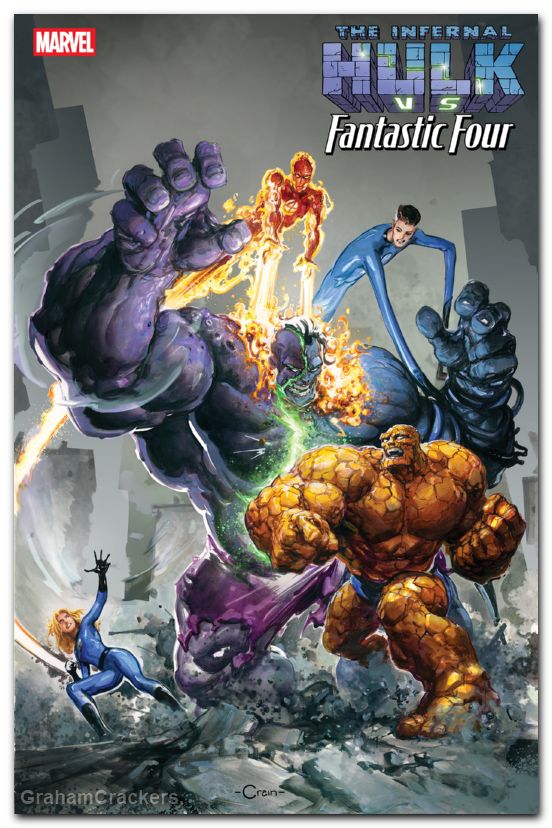 Infernal Hulk Vs Fantastic Four #1 (2026) crain variant