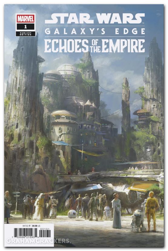 Star Wars Galaxys Edge Echoes Of The Empire #1 (2026) tiemens concept art variant