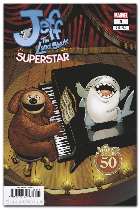 Jeff The Land Shark Superstar #3 (2026) lolli muppets variant