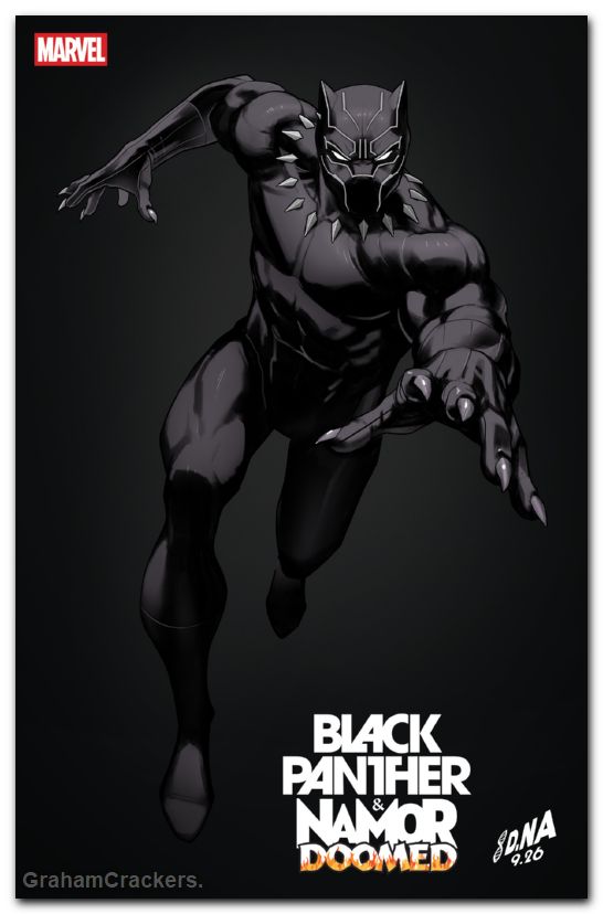 Black Panther Namor Doomed #4 (2026) nakayama color block black variant