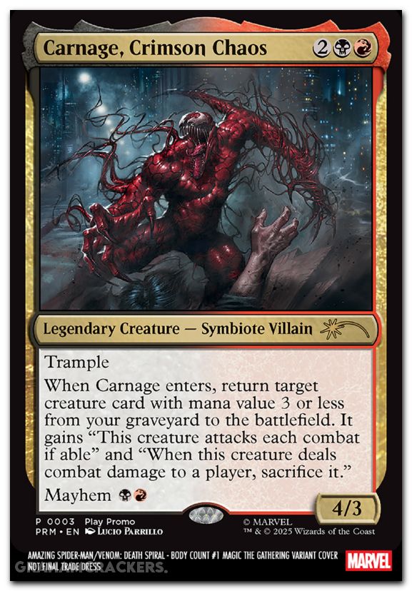 Amazing Spider-Man Venom Death Spiral Body Count #1 (2026) parrillo magic the gathering variant