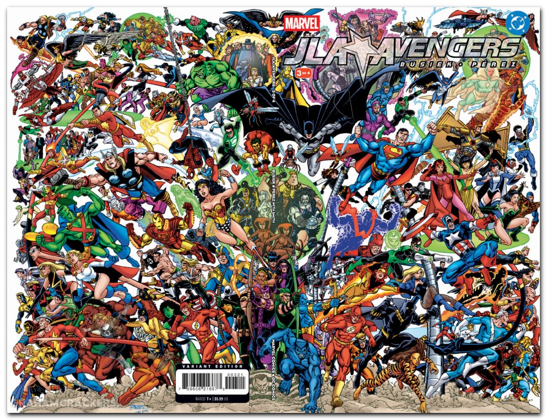 JLA Avengers #3 (2003) 2026 facsimile edition foil wraparound variant