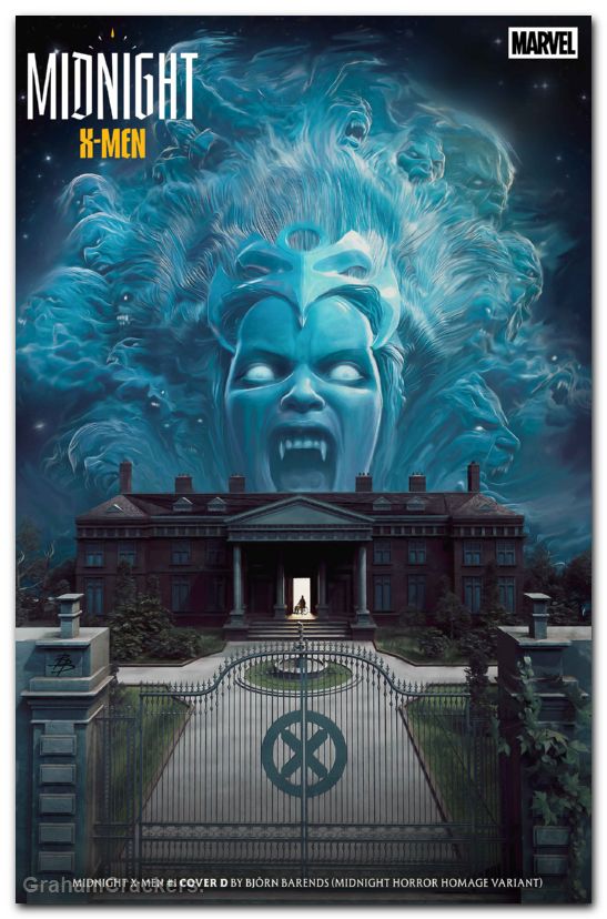 Midnight X-Men #1 (2026) cover d barends midnight horror homage variant
