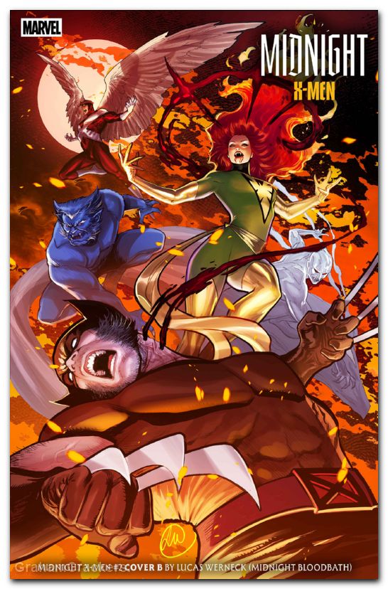 Midnight X-Men #2 (2026) cover b werneck midnight bloodbath variant
