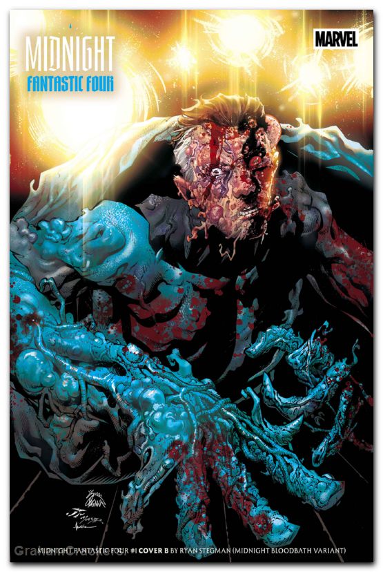 Midnight Fantastic Four #1 (2026) cover b stegman midnight bloodbath variant
