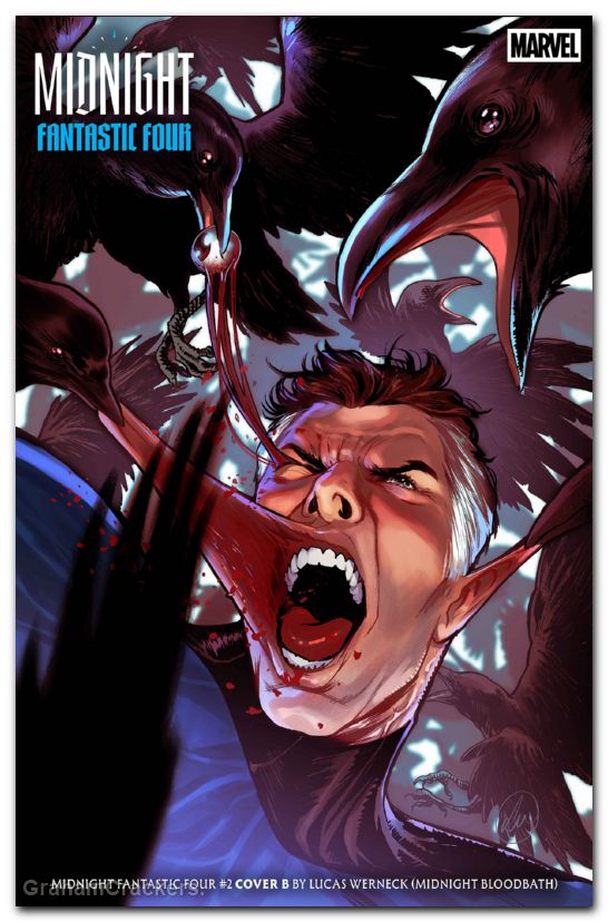 Midnight Fantastic Four #2 (2026) cover b werneck midnight bloodbath variant