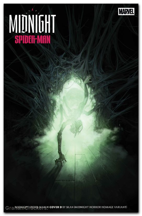 Midnight Spider-Man #1 (2026) cover d skan midnight horror homage variant
