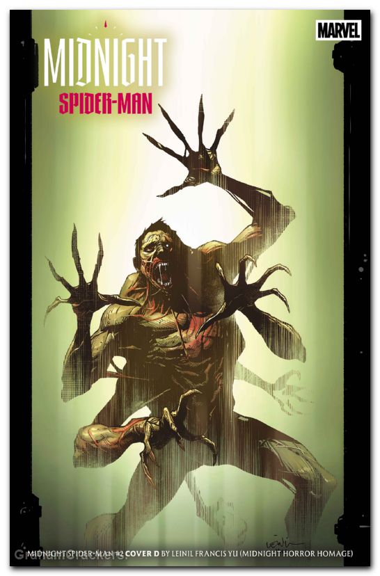 Midnight Spider-Man #2 (2026) cover d yu midnight horror homage variant