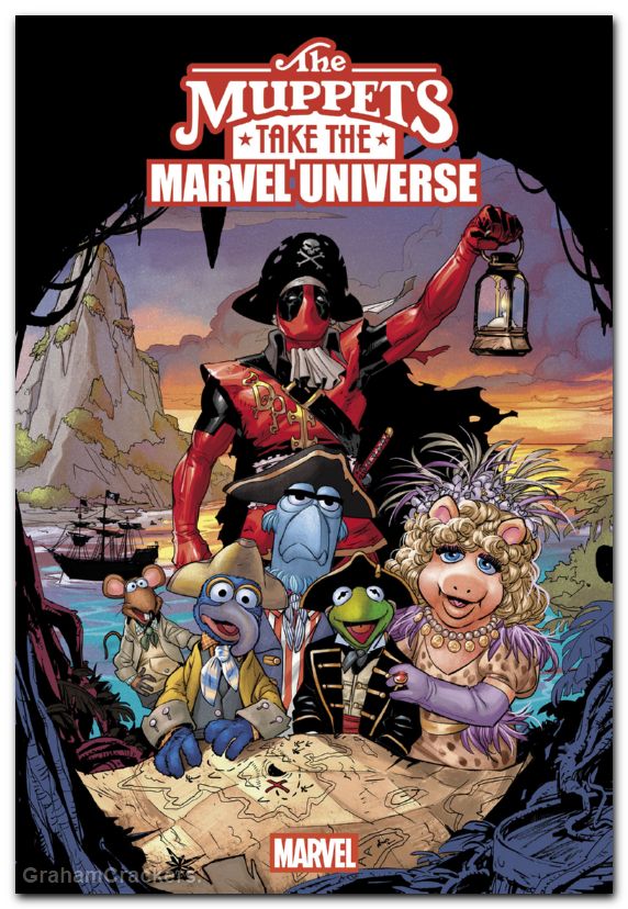 Muppets Take The Marvel Universe #1 (2026) lolli muppet treasure island 30th anniversary variant