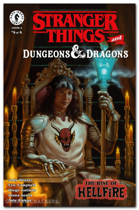 Stranger Things And Dungeons And Dragons The Rise Of Hellfire #4 cover a