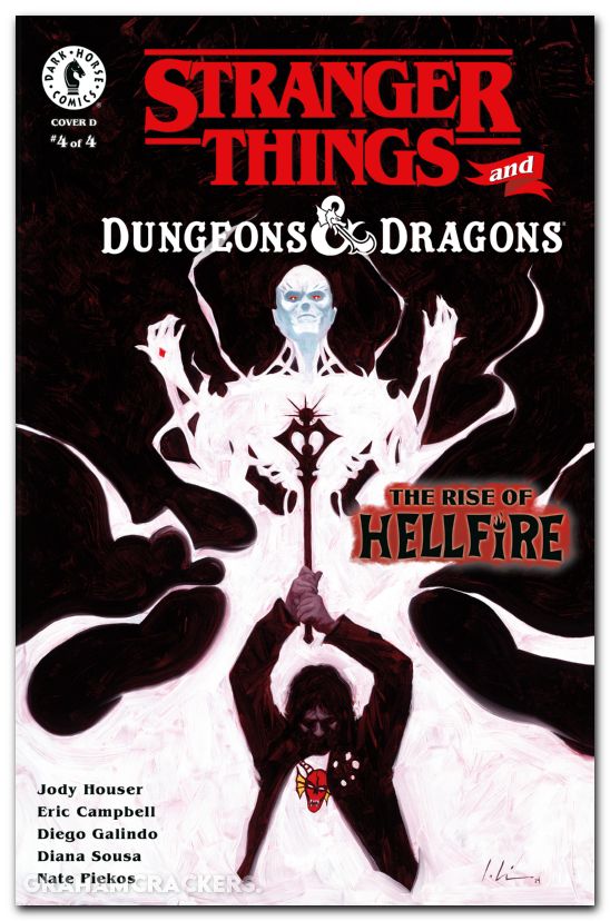 Stranger Things And Dungeons And Dragons The Rise Of Hellfire #4 cover d wilson variant