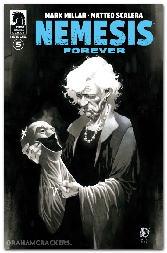 Nemesis Forever #5 (2025) cover b scalera b&w variant